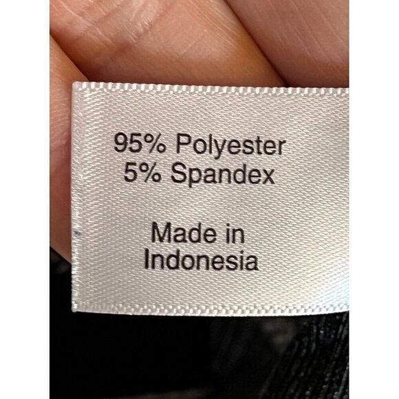 Lane Bryant Striped Top 14 Black Retro Classic Minimalist Office Casual Resort - Picture 8 of 11